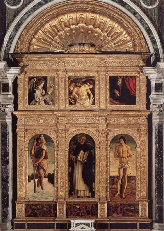 Giovanni Bellini St.Vincent Ferrer Polyptych Sweden oil painting art